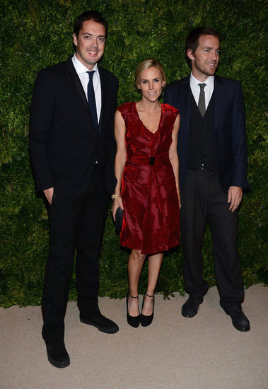 Tory Burch, Marcus Wainwright, and David Neville