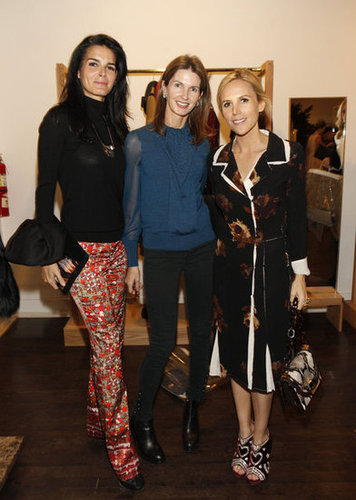 Angie Harmon, Elizabeth Lindemann, and Tory Burch Angie Harmon, Elizabeth Lindemann, and Tory Burch