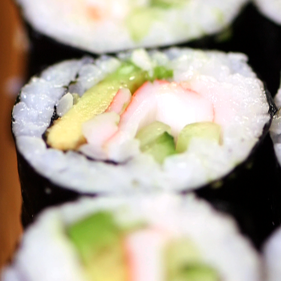 Construct California Sushi Rolls