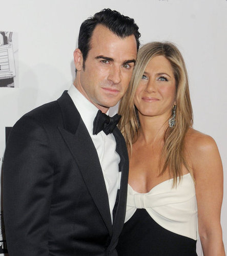 Jennifer Aniston and Justin Theroux smiled for photos in LA.
Jennifer Aniston and Justin Theroux smiled for photos in LA.