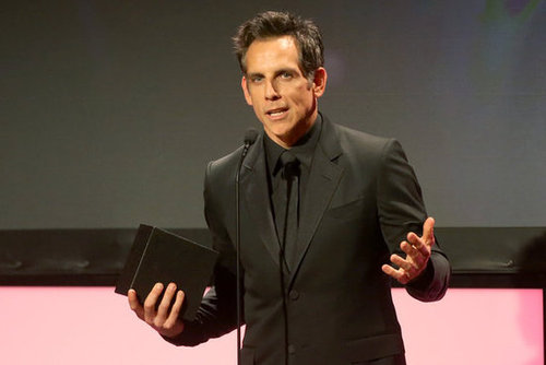 Ben Stiller Accepts a Major Award With Jen, Justin, and Friends Ben Stiller Accepts a Major Award With Jen, Justin, and Friends