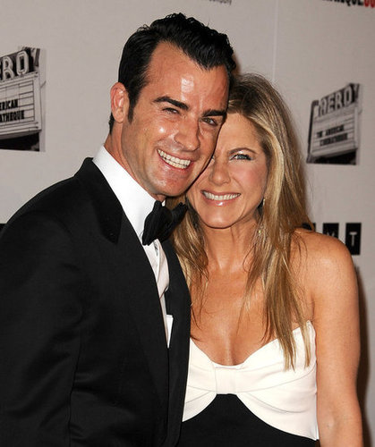 Jennifer Aniston and fiancé Justin Theroux stepped out together in LA.
Jennifer Aniston and fiancé Justin Theroux stepped out together in LA.