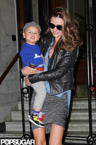 Miranda Kerr Has a Smiley Date Night With Flynn Bloom Miranda Kerr Has a Smiley Date Night With Flynn Bloom
