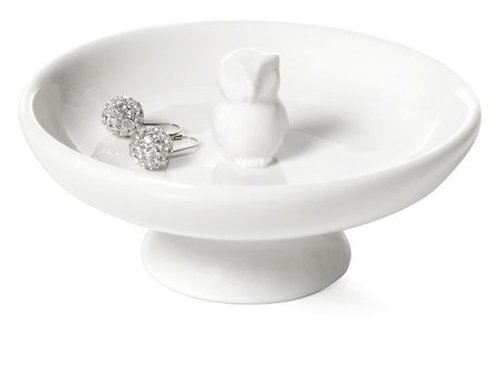Z Gallerie - Porcelain Owl Jewelry Bowl