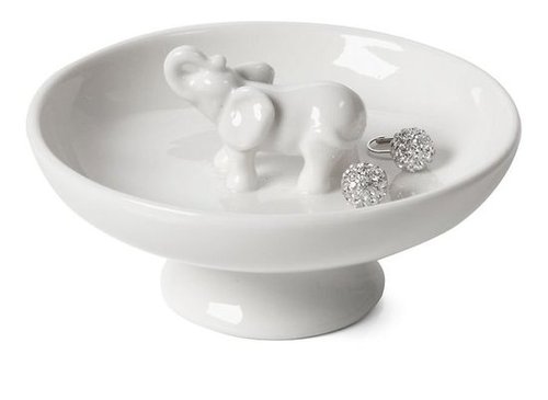 Z Gallerie - Porcelain Elephant Jewelry Bowl