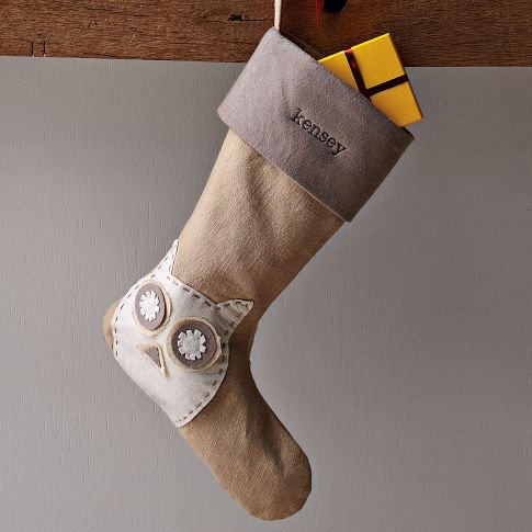 Owl Stocking Owl Stocking