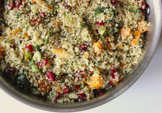 Zucchini, Squash, and Mint Quinoa Stuffing Zucchini, Squash, and Mint Quinoa Stuffing