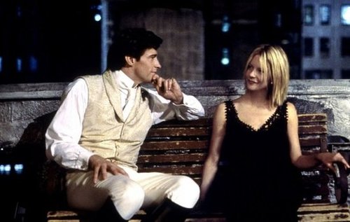 Kate, Kate & Leopold
"Maybe that whole love thing is just a grown-up version of Santa Claus; just a myth we've been fed since childhood. So, we keep buying magazines, joining clubs, and doing therapy and watching movies with hit pop songs played over love montages all in a pathetic attempt to explain why our love Santa keeps getting caught in the chimney."
Kate, Kate & Leopold
"Maybe that whole love thing is just a grown-up version of Santa Claus; just a myth we've been fed since childhood. So, we keep buying magazines, joining clubs, and doing therapy and watching movies with hit pop songs played over love montages all in a pathetic attempt to explain why our love Santa keeps getting caught in the chimney."
