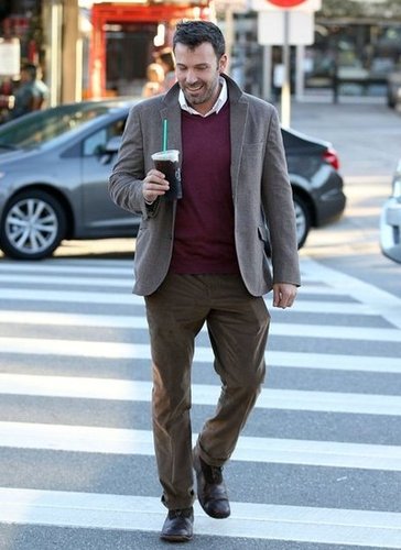 Ben Affleck was all smiles as he crossed the street.
Ben Affleck was all smiles as he crossed the street.