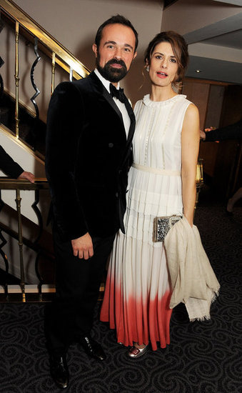 Evgeny Lebedev and Livia Firth