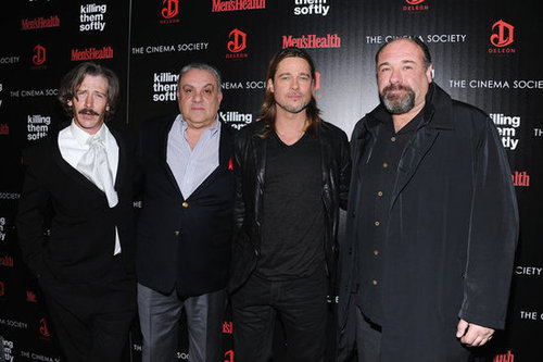 Brad Pitt, Ben Mendelsohn, Vincent Curatola and James Gandolfini were out in NYC.
Brad Pitt, Ben Mendelsohn, Vincent Curatola and James Gandolfini were out in NYC.