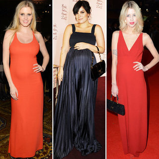 Pregnant UK Celebrities 2012