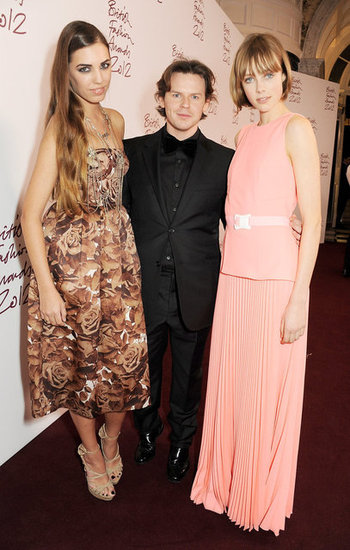 Amber Le Bon, Christopher Kane, and Edie Campbell
