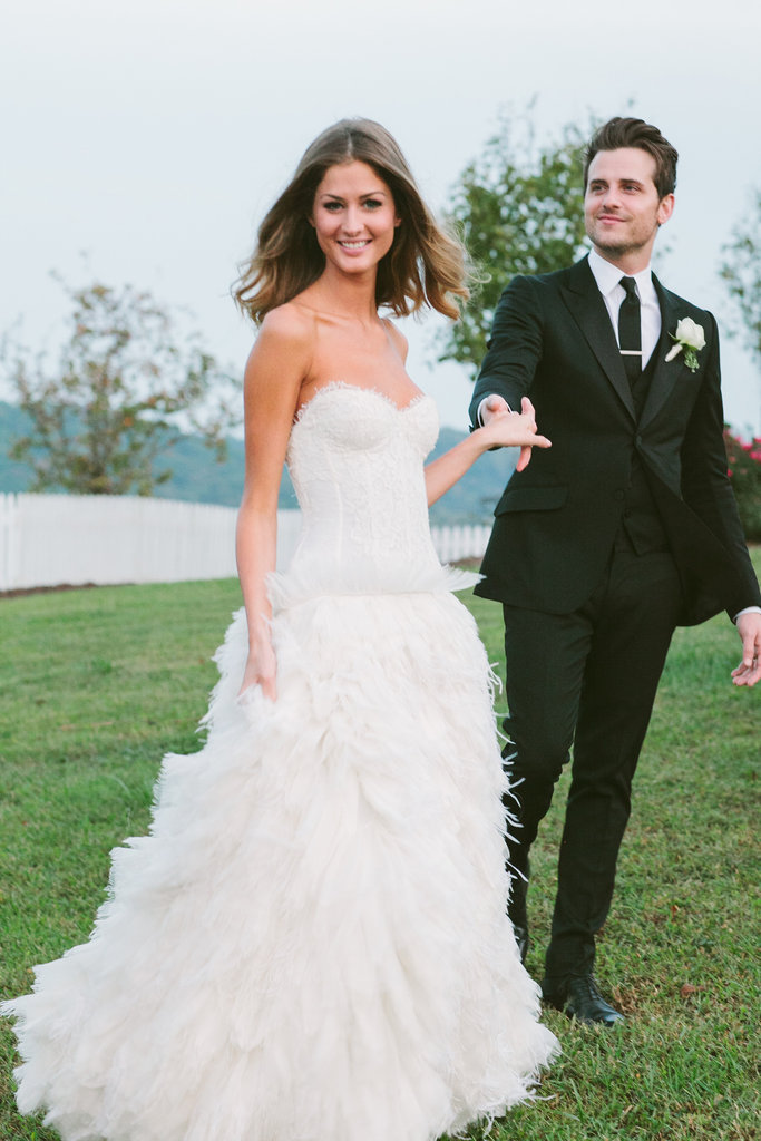 Kings of Leon's Jared Followill married a Monique Lhuillier-clad Martha Patterson in Charlotte, TN, in September 2012.
Source: Michael Howard Photography
Kings of Leon's Jared Followill married a Monique Lhuillier-clad Martha Patterson in Charlotte, TN, in September 2012.
Source: Michael Howard Photography