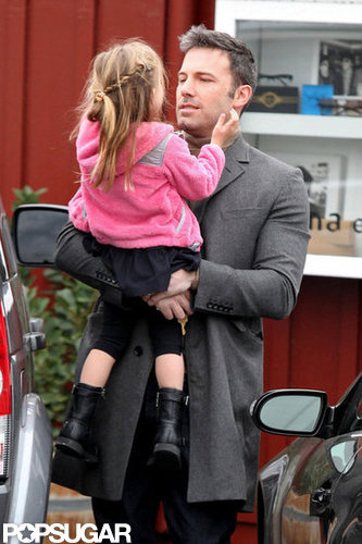 Ben Affleck carried Seraphina Affleck to their car after the pair visited Brentwood County Mart in LA in November 2012.
Ben Affleck carried Seraphina Affleck to their car after the pair visited Brentwood County Mart in LA in November 2012.