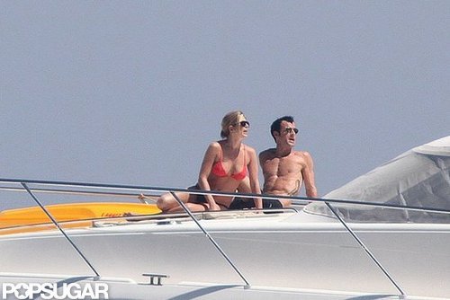 In June, Jennifer Aniston had bikini time on a boat during her Summer vacation in Capri with Justin Theroux.
In June, Jennifer Aniston had bikini time on a boat during her Summer vacation in Capri with Justin Theroux.