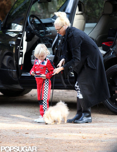 Gwen Stefani and Zuma took their pup for a walk in LA.
Gwen Stefani and Zuma took their pup for a walk in LA.