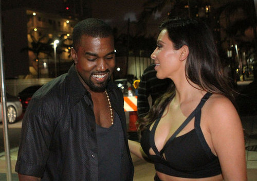 Kim Kardashian and Kanye West were all smiles during a Miami date night in October 2012.
Kim Kardashian and Kanye West were all smiles during a Miami date night in October 2012.