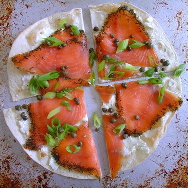 Smoked Salmon Breakfast Pizza