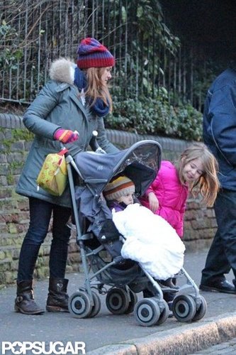 Isla Fisher Shares a Chilly Girls' Day Out With Olive and Elula Isla Fisher Shares a Chilly Girls' Day Out With Olive and Elula