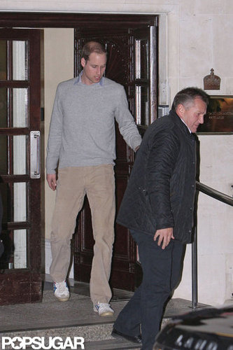 Prince William Visits Pregnant Kate Middleton in the Hospital Prince William Visits Pregnant Kate Middleton in the Hospital