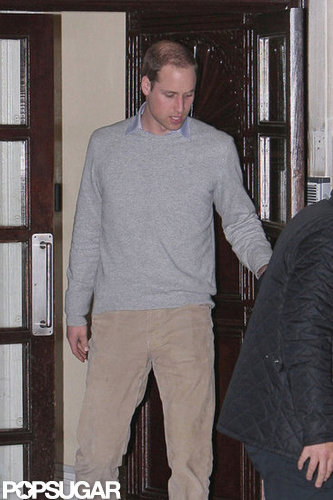 Prince William Visits Pregnant Kate Middleton in the Hospital Prince William Visits Pregnant Kate Middleton in the Hospital