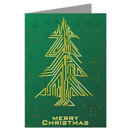 Circuit Board Christmas Card Circuit Board Christmas Card