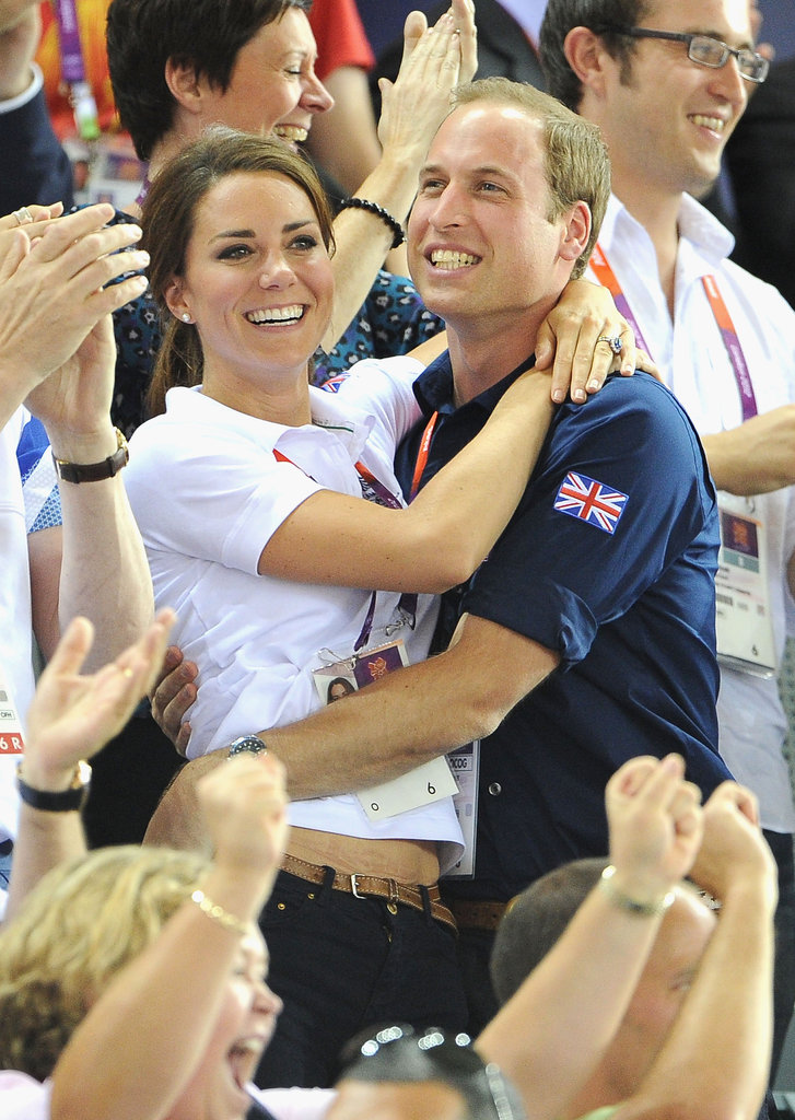The royal couple were too cute at the 2012 Olympic Games in London.
The royal couple were too cute at the 2012 Olympic Games in London.