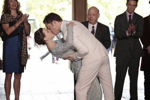 . . . but not before an epic kiss, complete with dip.
. . . but not before an epic kiss, complete with dip.