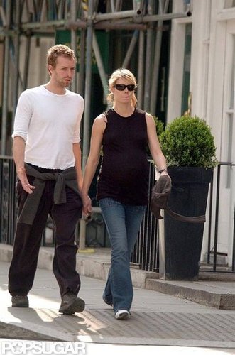 Gwyneth Paltrow and Chris Martin were hand in hand for a walk in London in April 2004.
Gwyneth Paltrow and Chris Martin were hand in hand for a walk in London in April 2004.