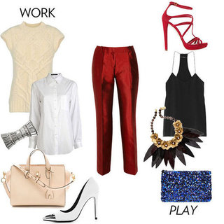 How to Wear Red Pants to Work 2012