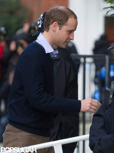 Prince William stepped out in London to visit his wife, Kate Middleton, in hospital.
Prince William stepped out in London to visit his wife, Kate Middleton, in hospital.