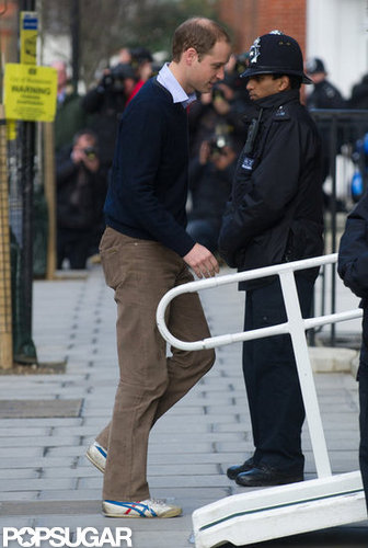 Prince Williams stepped out to visit his wife in London.
Prince Williams stepped out to visit his wife in London.