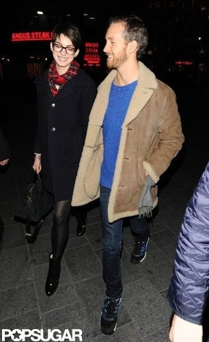 Anne Hathaway and Adam Shulman shared a sweet moment.
Anne Hathaway and Adam Shulman shared a sweet moment.