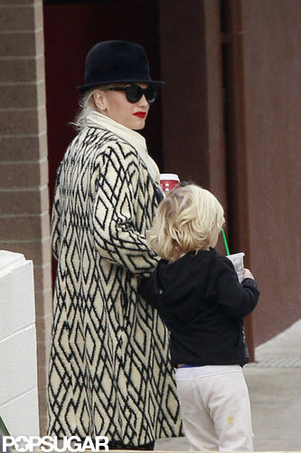 Gwen Stefani took Zuma Rossdale to Starbucks.
Gwen Stefani took Zuma Rossdale to Starbucks.