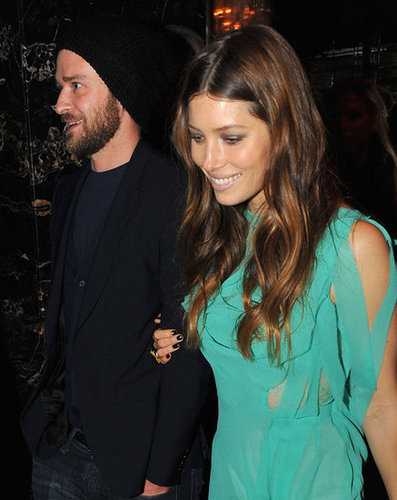 Jessica Biel smiled while out with her husband, Justin Timberlake, in NYC.
Jessica Biel smiled while out with her husband, Justin Timberlake, in NYC.