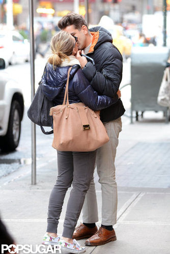 Scarlett Johansson Kisses Her New Man in NYC Scarlett Johansson Kisses Her New Man in NYC