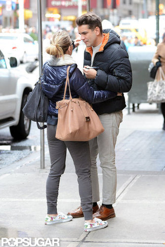 Scarlett Johansson Kisses Her New Man in NYC Scarlett Johansson Kisses Her New Man in NYC