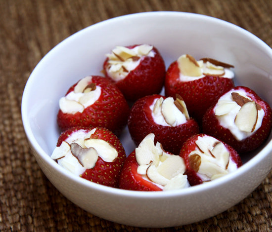 Cream-Stuffed Strawberries Cream-Stuffed Strawberries
