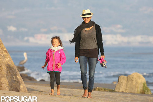 Halle Berry and daughter Nahla were all smiles at the beach.
Halle Berry and daughter Nahla were all smiles at the beach.
