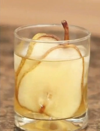 Pear Ginger Rum Runner Cocktail 
