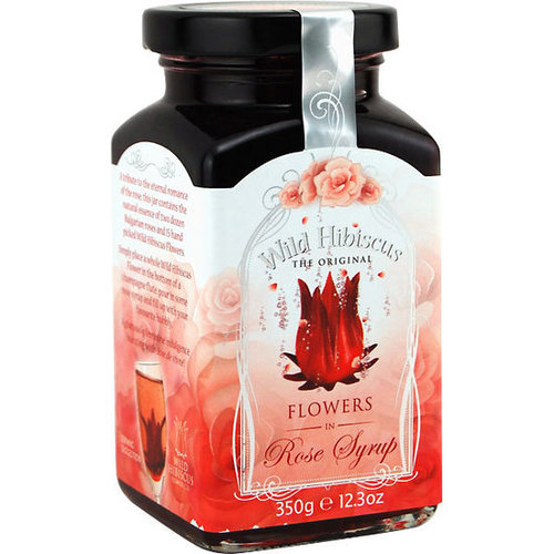 Hibiscus Flowers in Rose Syrup Hibiscus Flowers in Rose Syrup