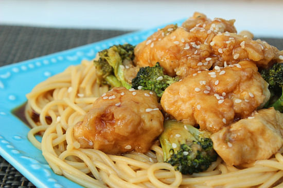 Broccoli: Sesame Chicken