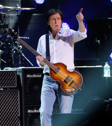 Paul and Nirvana Play the 12/12/12 Show With Kanye, Chris, and More Stars Paul and Nirvana Play the 12/12/12 Show With Kanye, Chris, and More Stars