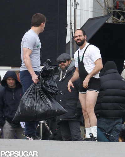 Channing Tatum Flexes His Muscles on Set Following a Boys' Weekend Channing Tatum Flexes His Muscles on Set Following a Boys' Weekend