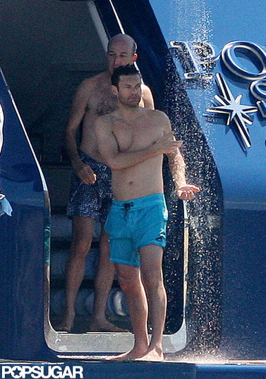 Ryan Seacrest went shirtless for a day of Jet-Skiing in Saint-Tropez this June.
Ryan Seacrest went shirtless for a day of Jet-Skiing in Saint-Tropez this June.