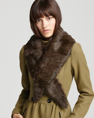To me, this Burberry rabbit fur stole ($995) is the epitome of Winter luxury. Apart from its obvious warmth-inducing allure, it also provides an instant dose of Russian doll-inspired glamour. Blame it on Anna Karenina, but I'm all about that right now.
— Marisa Tom, associate editor
To me, this Burberry rabbit fur stole ($995) is the epitome of Winter luxury. Apart from its obvious warmth-inducing allure, it also provides an instant dose of Russian doll-inspired glamour. Blame it on Anna Karenina, but I'm all about that right now.
— Marisa Tom, associate editor