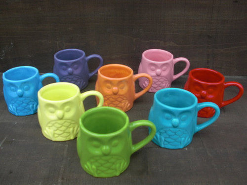 In a Glaze Ceramic Owl Mug ($14)
In a Glaze Ceramic Owl Mug ($14)