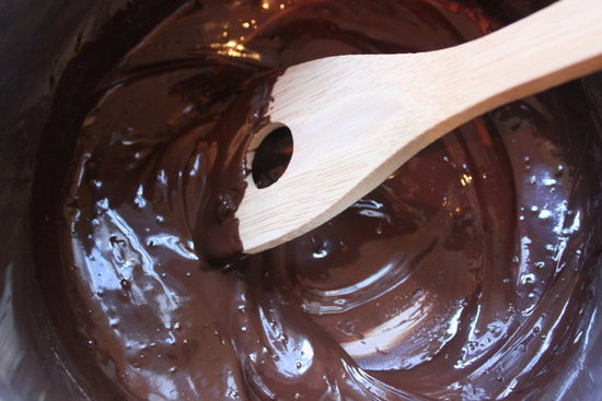 Melted chocolate