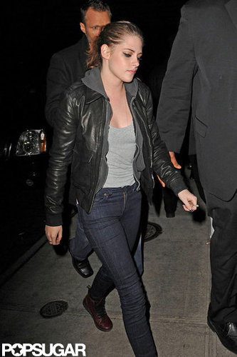 Kristen Stewart grabbed dinner after a hectic day of promoting her new film.
Kristen Stewart grabbed dinner after a hectic day of promoting her new film.